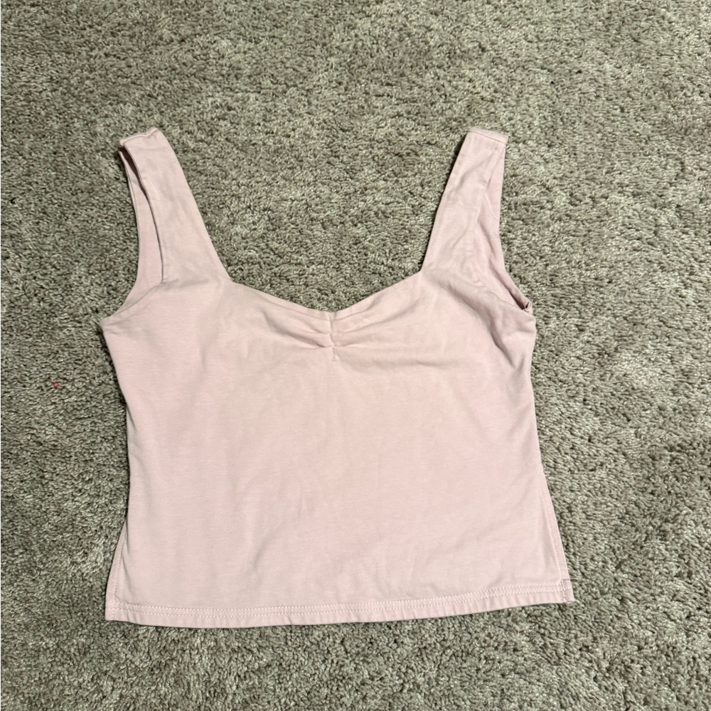 Women's Pink Sleeveless Top